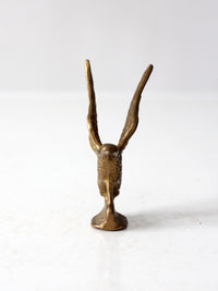 vintage brass duck figurine