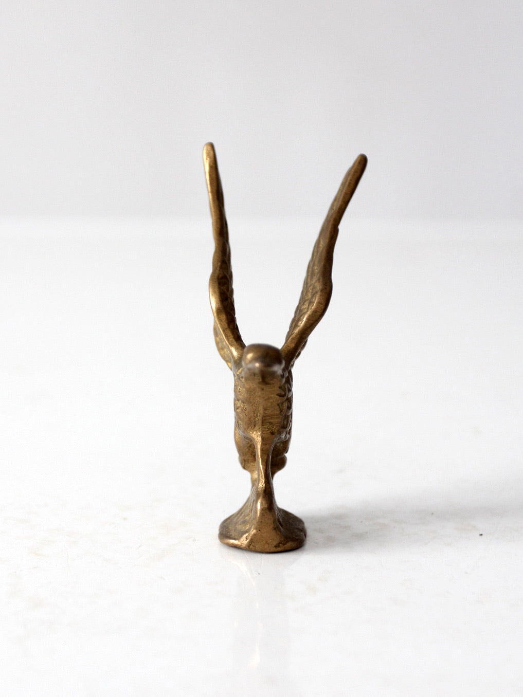 vintage brass duck figurine