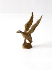 vintage brass duck figurine