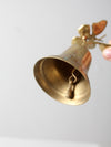vintage brass butterfly bell