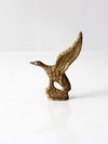 vintage brass duck figurine
