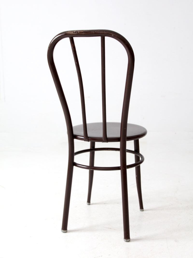 vintage Simmons Company metal bistro chair