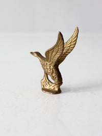 vintage brass duck figurine