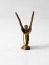 vintage brass duck figurine
