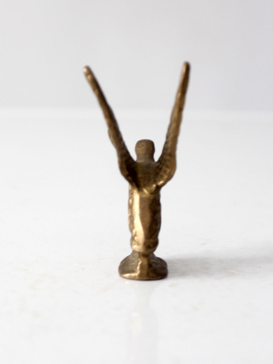 vintage brass duck figurine