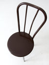 vintage Simmons Company metal bistro chair