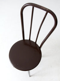 vintage Simmons Company metal bistro chair
