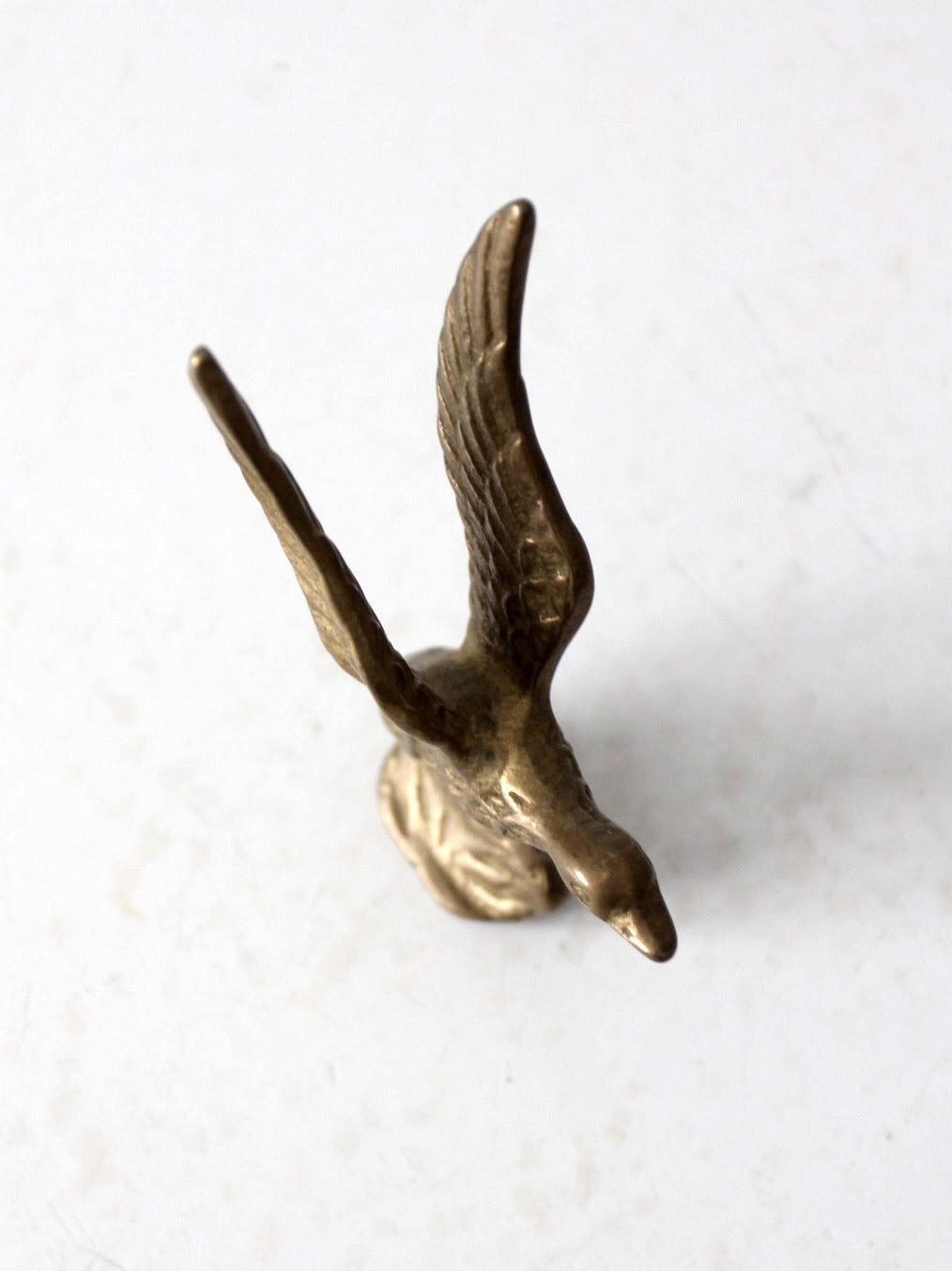 vintage brass duck figurine