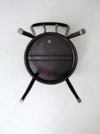 vintage Simmons Company metal bistro chair