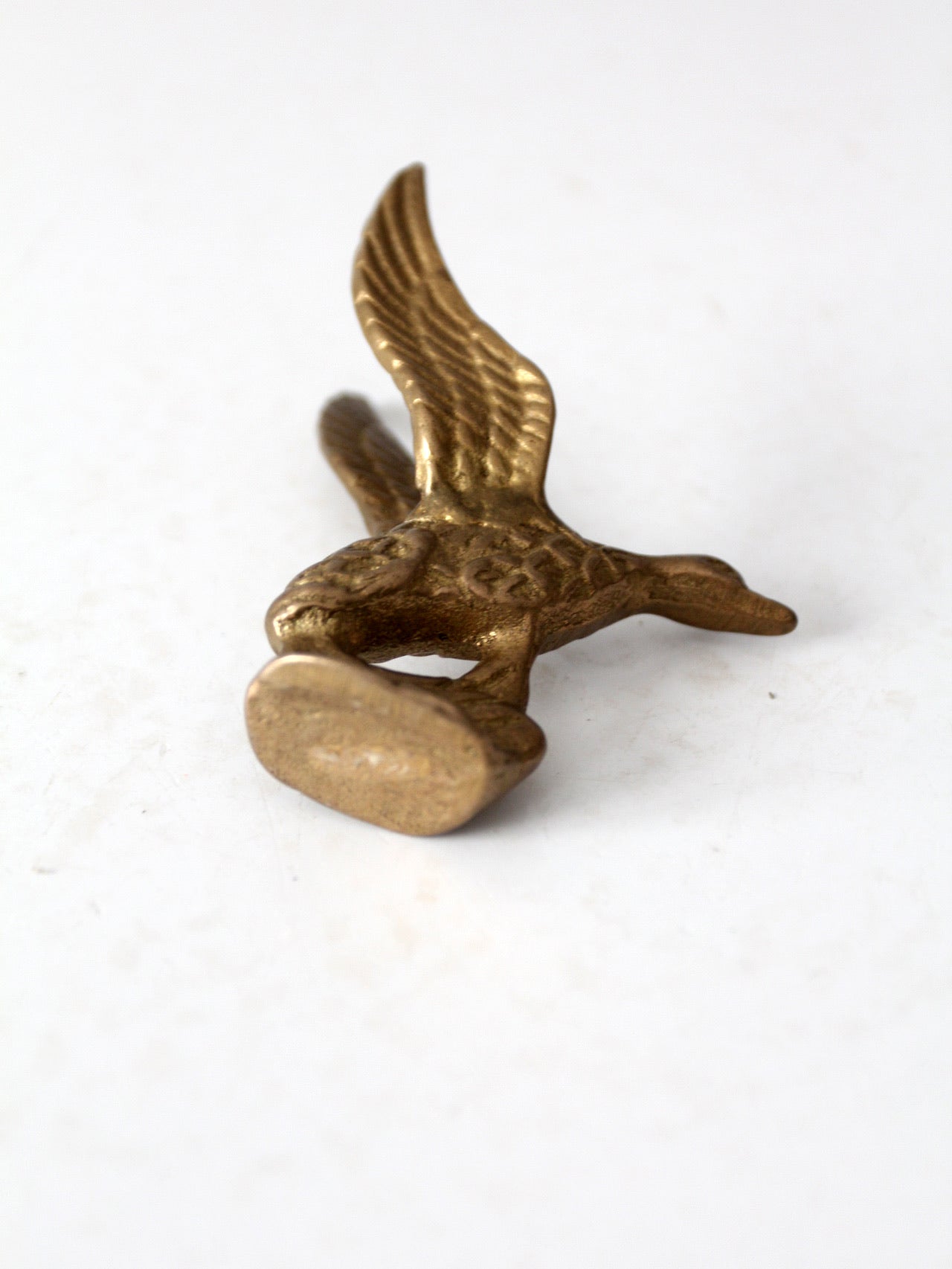 vintage brass duck figurine