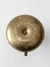 vintage brass chamberstick candleholder
