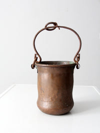 antique copper kettle