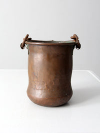 antique copper kettle