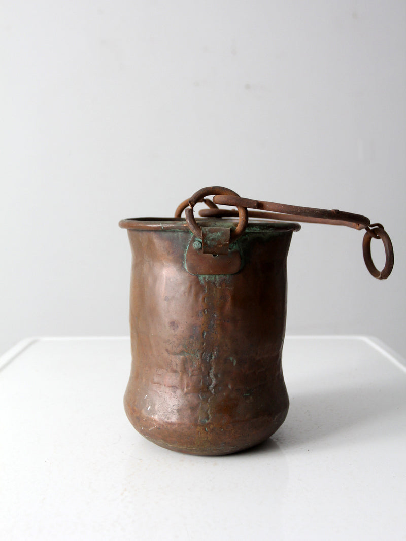 antique copper kettle