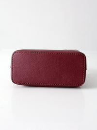 Michael Kors Savannah mini satchel in merlot Saffiano leather