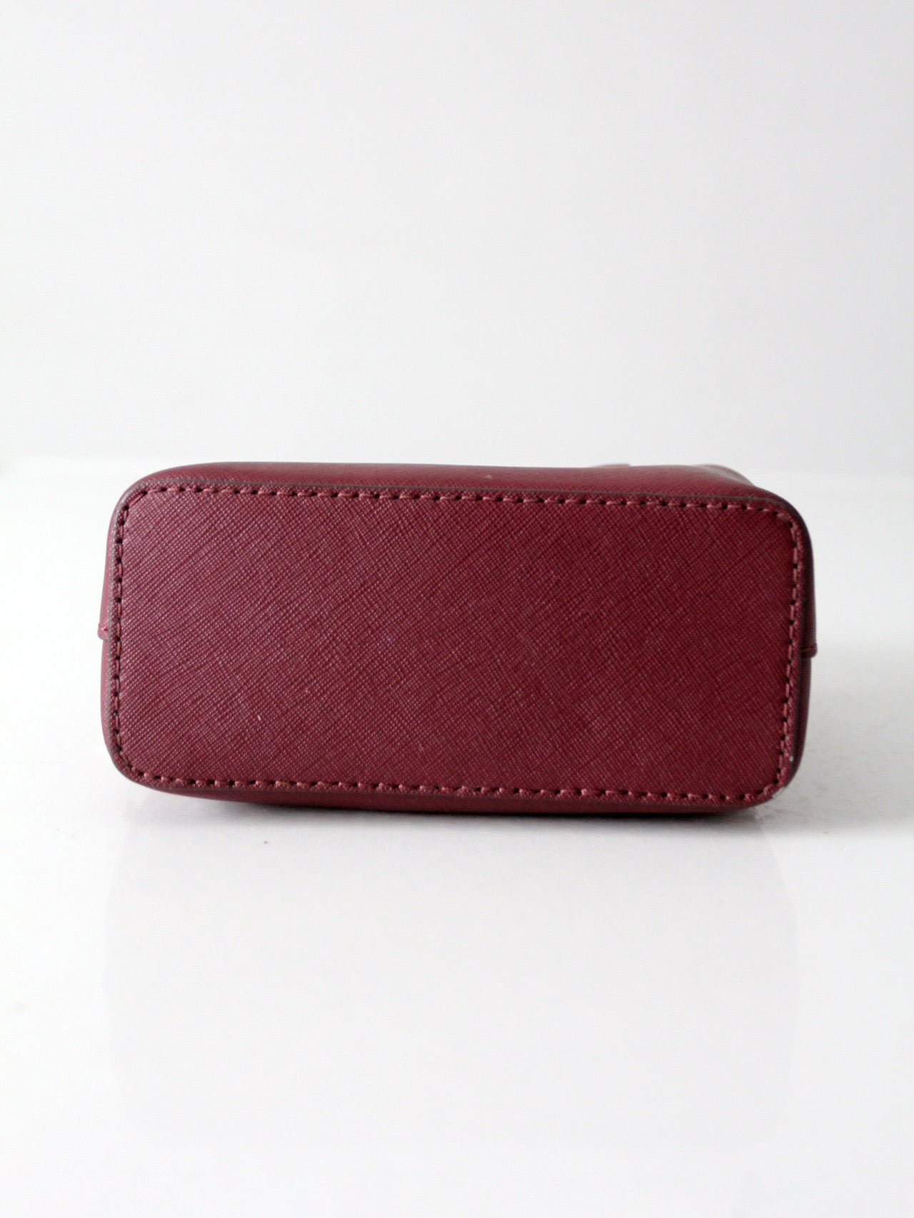 Michael Kors Savannah mini satchel in merlot Saffiano leather
