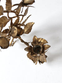 pair of vintage tole candle sconces