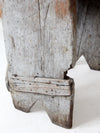 antique primitive bench stool