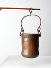 antique copper kettle