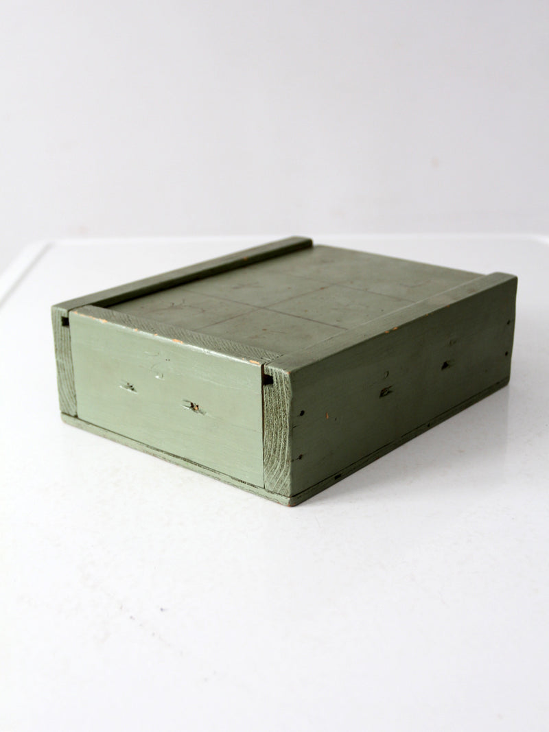 antique wooden number game