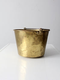 antique brass kettle