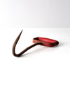 vintage red iron hay hook