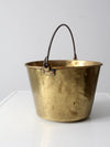 antique brass kettle