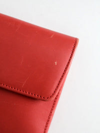 Kate Spade red leather wallet with original box