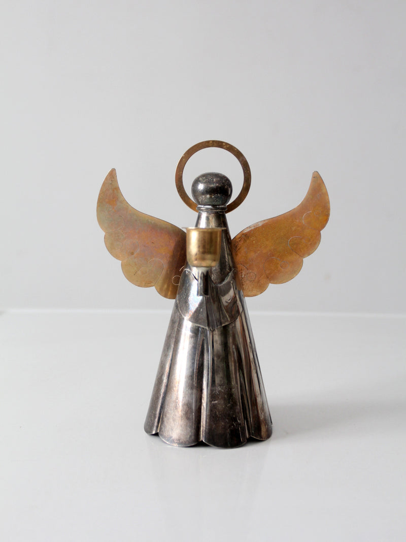 vintage angel candlestick holder