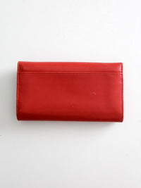 Kate Spade red leather wallet with original box