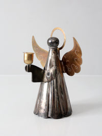 vintage angel candlestick holder