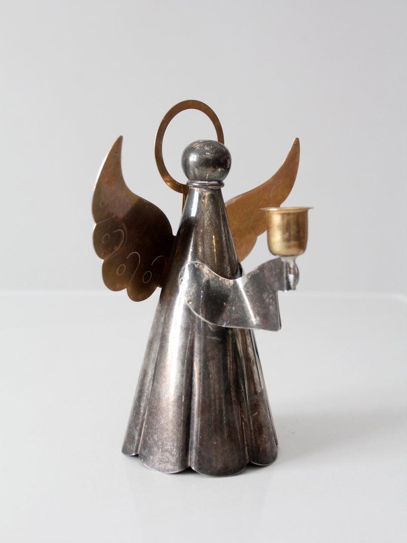 vintage angel candlestick holder