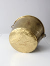 antique brass kettle