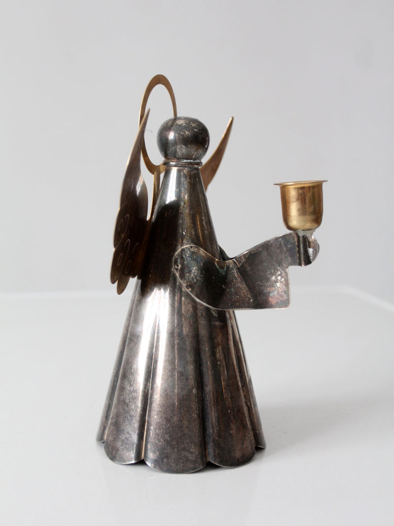 vintage angel candlestick holder