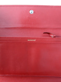 Kate Spade red leather wallet with original box