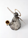 vintage angel candlestick holder
