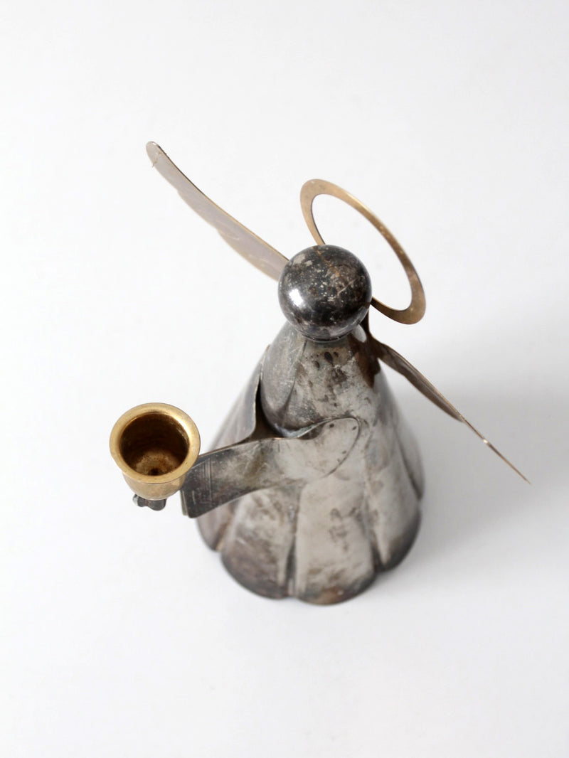 vintage angel candlestick holder
