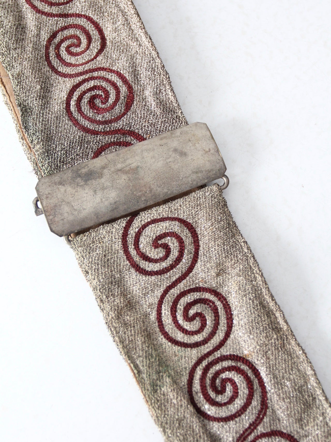 early 20th century ceremonial fraternal sash belt