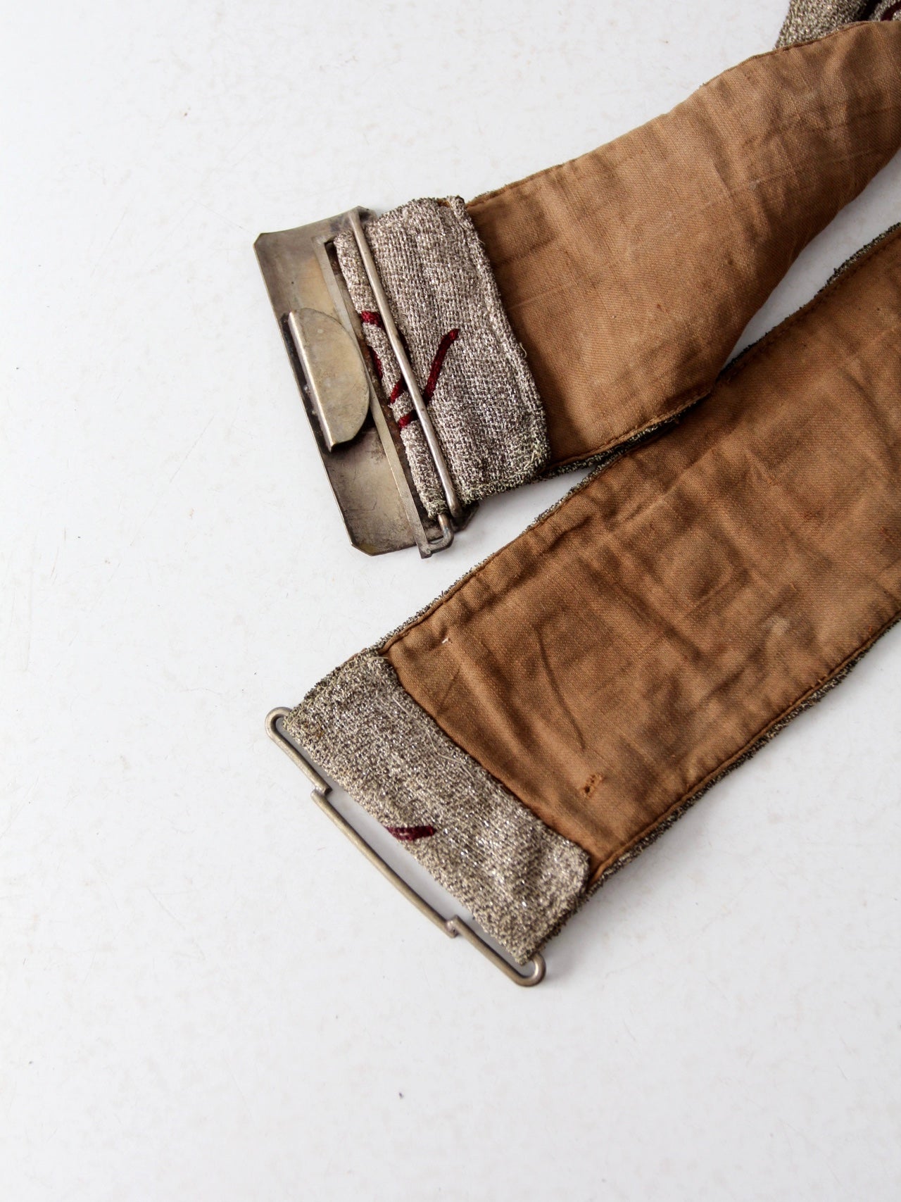 early 20th century ceremonial fraternal sash belt