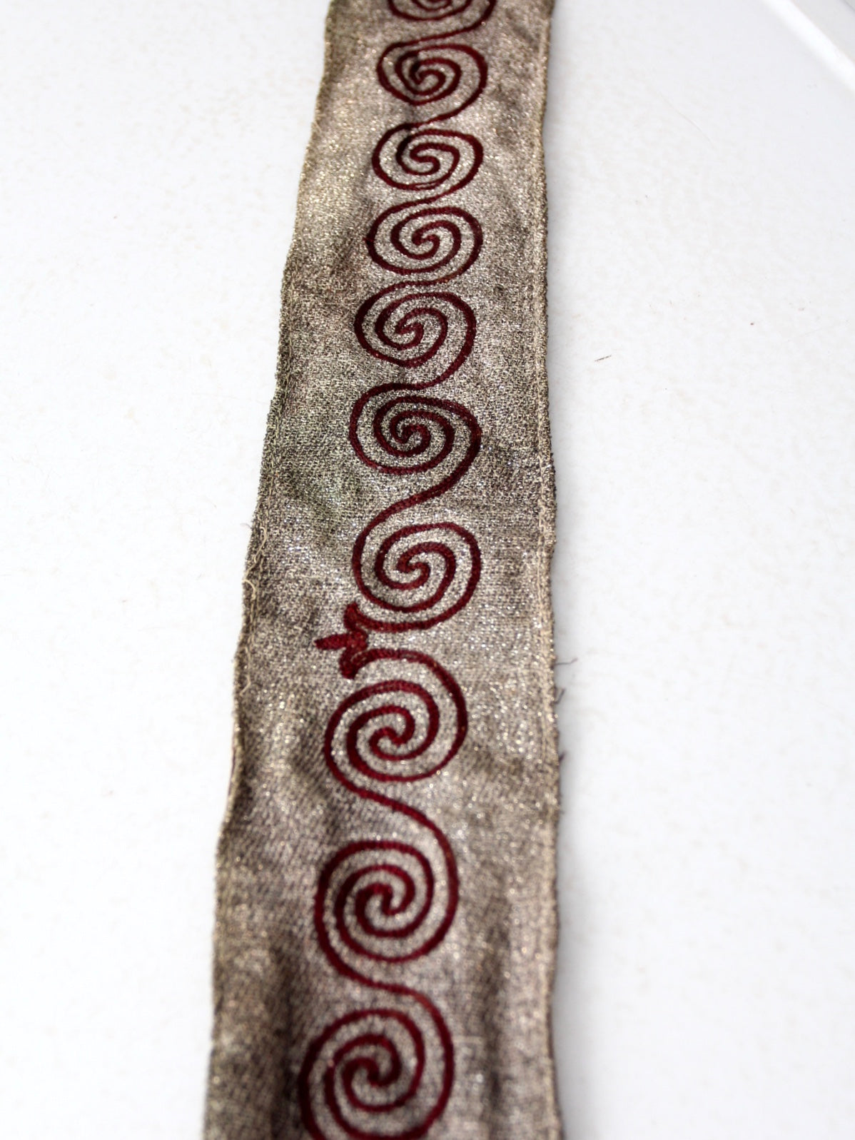 early 20th century ceremonial fraternal sash belt