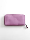 Coach violet orchid leather zip wallet