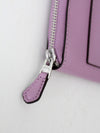 Coach violet orchid leather zip wallet