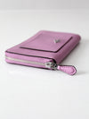 Coach violet orchid leather zip wallet