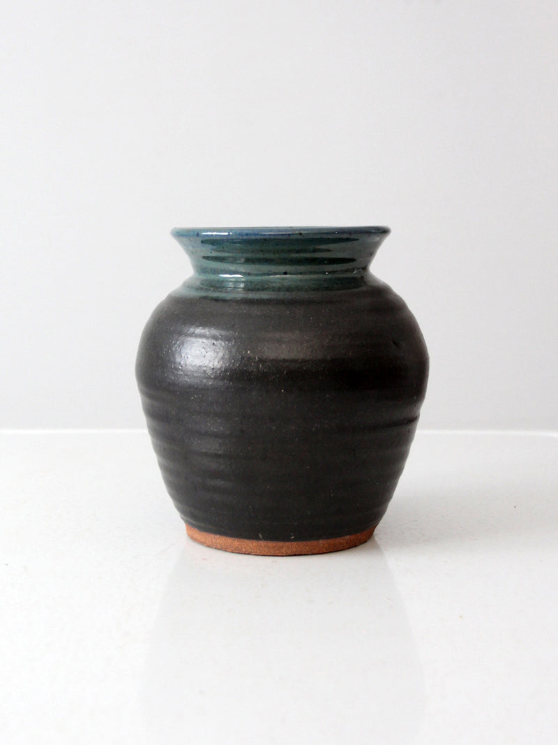 vintage studio pottery vase