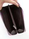 Coach violet orchid leather zip wallet