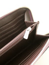 Coach violet orchid leather zip wallet