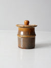 vintage studio pottery jar