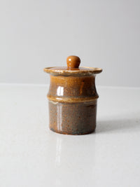 vintage studio pottery jar
