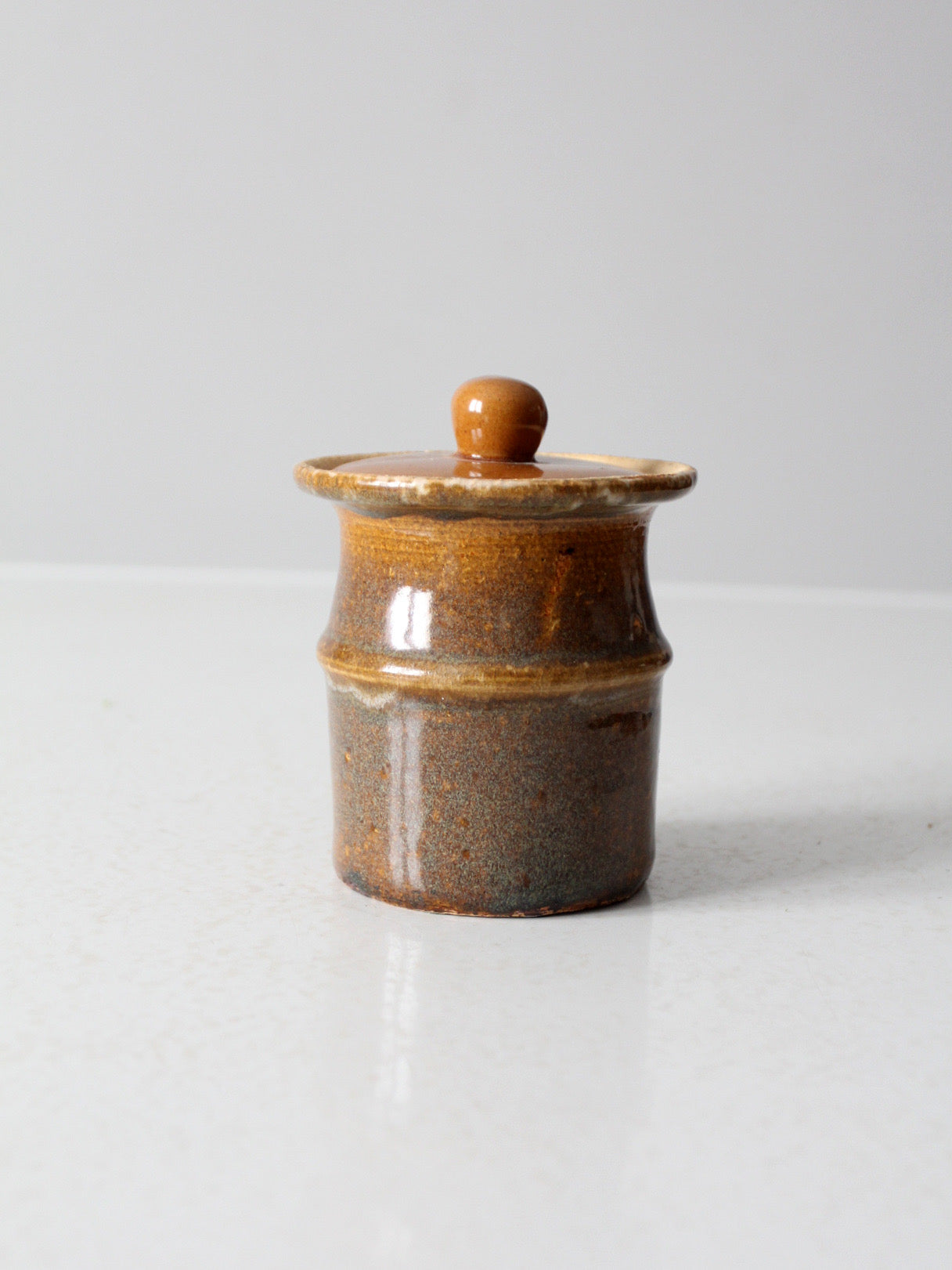 vintage studio pottery jar