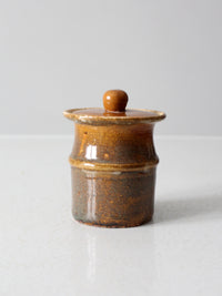vintage studio pottery jar